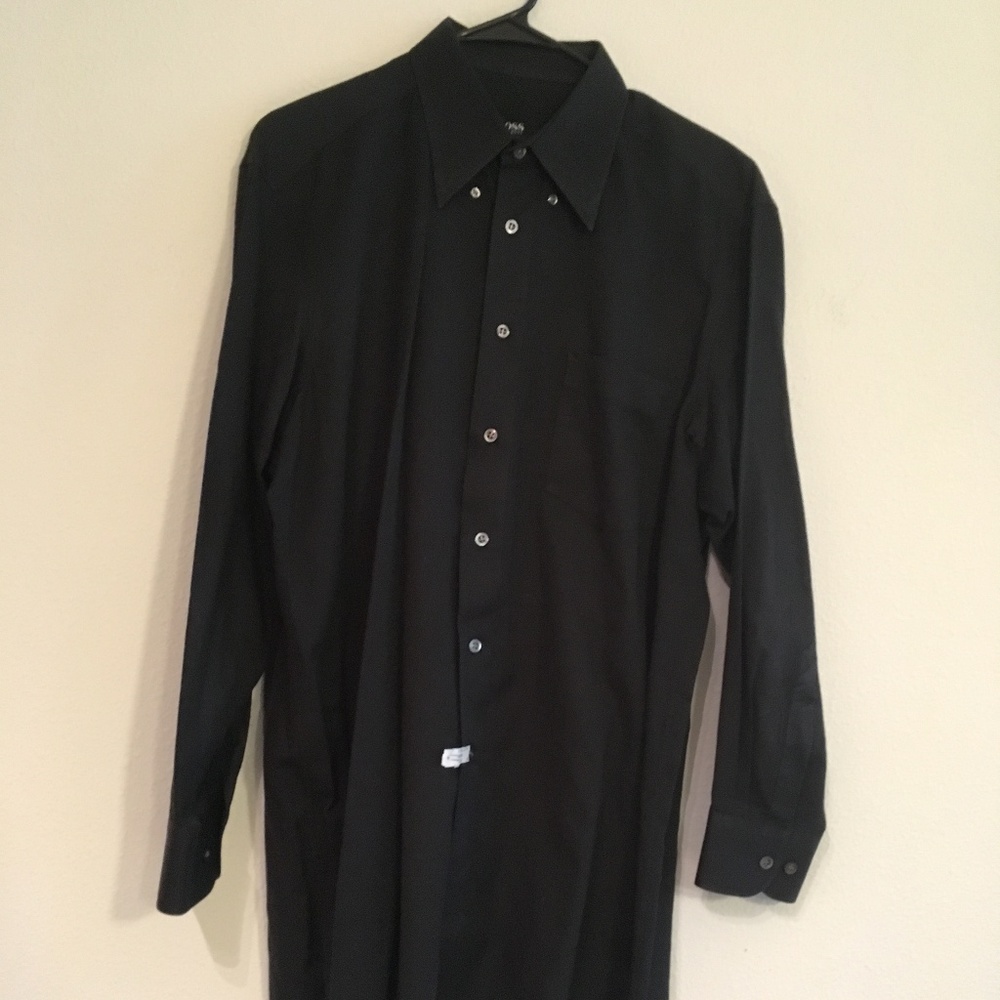HUGO BOSS - Men's Black Oxford Shirt (16")